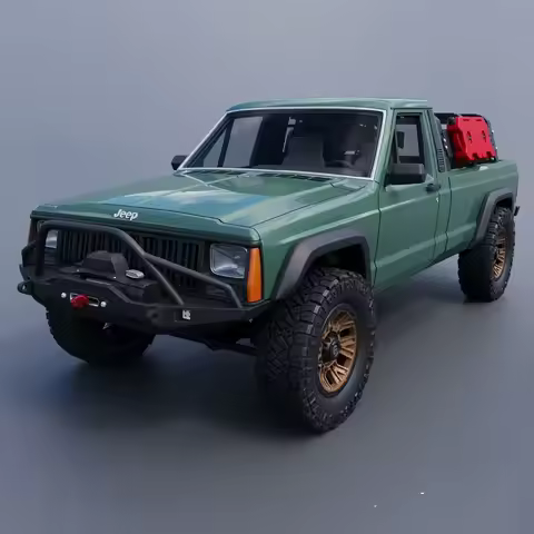 RC Car Cherokee Comanche body LAND CRUISER TRX4 FJ FMS FJ45 FJ40 LC76 LC70 L79 lc80 BRX01 BRX02 Redc