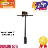 KUNCI T 14-KUNCI T 14mm-KUNCI T 14 PANJANG-KUNCI T MURAH-KUNCI T-KUNCI SOK T 14mm-PROMO COD MURAH NA