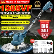 Lawn mower 9980VF Battery Multifunction Mesin Rumput Cordless fold Pemotong rumput grass cutter prun