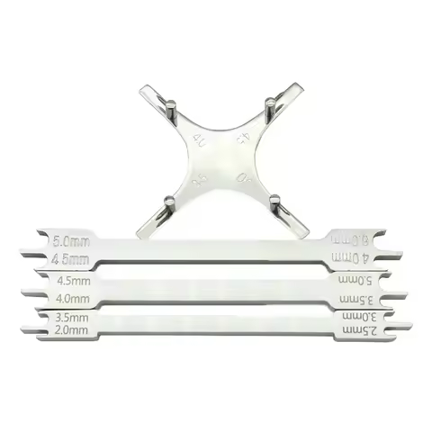 Dental Orthodontic Bracket Positioner Adjustable Double Ended Locator High Precision Placement Denti