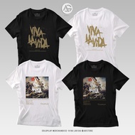 MUSIC T-SHIRT - COLDPLAY T-SHIRT - VIVA LAVIDA - UNISEX T-SHIRT - COLDPLAY CONCERT