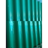 Fiber Gelombang Atap PVC Warna Hijau 80 X 150 cm