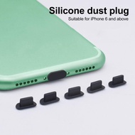 Dust Plugs Rounded Design Compatible with For iPhone 12, 11, X, 8, 7, Plus, Pro, Max and AirPods，Android Type-C/Micro/For iPhone Charging Port Dust Cover Silicone Dust Plugs