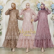 Promo Baju Gamis Brukat Malaysia Dress Pesta Modern Gamis Brokat Tile