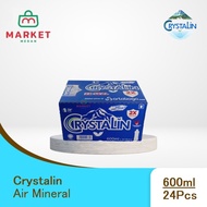 Air Mineral Crystalin 600 ML 1 Dus Isi 24 Pcs