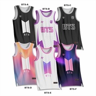 STNC Merch - BTS basketball jersey BTS Army jersey/ BTS shirt/ Free name and number/ milano dry fit/