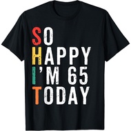 NEW Funny 65th Birthday s 65 Years Old Design Tee T-Shirt