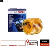 0986AF0009 Bosch oil filter for Toyota Alphard, Vellfire, Camry, Harrier, Estima, Lexus NX, RX, ES 0