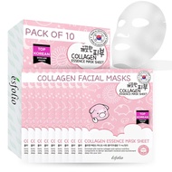 esfolio ollagen Essene Sheet Mask – Hydrating & Firming Fae Mask for Glowing Skin – Anti-Aging Korea