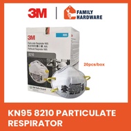 3M N95 8210 Particulate Respirator 8210 Disposable Face Mask with Standard Size 20pcs / Box Topeng m