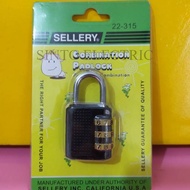 SELLERY Luggage Padlock Number Lock 22-315