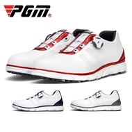 PGM golf shoe men's waterproof shoes rotating shoelace golf sneakers anti-sideslip spike sneakers