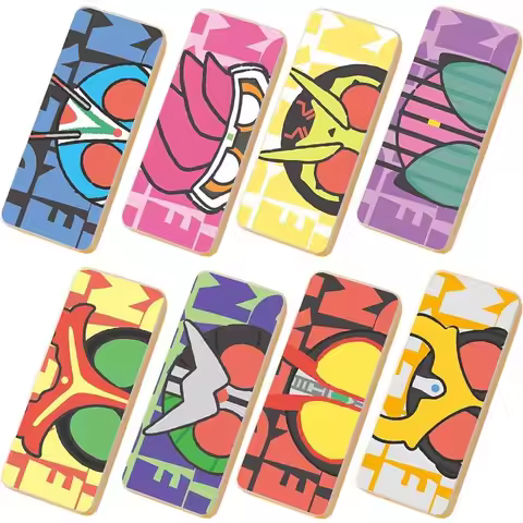 Kamen Rider Glasses Case Anime Q-version Hard-shell Eyeglass Case Portable PU Hard-shell Spectacle C