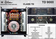 Power Amplifier Black Spider Td 9000 Td9000 Class Td Original