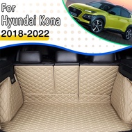 Car Trunk Mats For Hyundai Kona Kauai OS 2018~2022 Waterproof Car Mats Tappetini Auto Car Accessories Interior Car Accessories