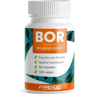Tablet Boron 365 x dengan 3 mg Boron Diperbuat daripada Boraks (Natrium Borat) dengan Sijil Unsur Je
