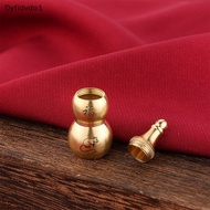 Dyfidvdo1 Chinese Zodiac Brass Gourd Keychain Accessories Hollow-mounted Cinnabar Pendant Upper Opening Lettering Pendant DIY Decoration A