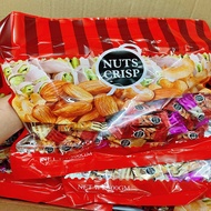 Nuts Crisp ขายส่ง ขนมถั่วตุ๊บตั๊บ ถั่วอัดแท่ง （酥糖500g* 24 ถุง）