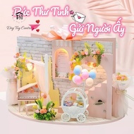 DIY model 3D invitation card-style romantic marriage doll house "LOVE LETTER"