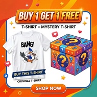 Donald Duck Bang Graphic Trendy Streetwear T-shirt Buy 1 Get 1 Free Mystery T-shirt Offer