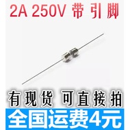 With Lead Glass Fuse Tube 3X10mm 2A F2AL250V 3 * 10MM Fuse with Lead Pin