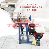 Mesin Giling Bumbu Basah 8 inch &amp; Engine HONDA GP160 Mesin PENGGiling