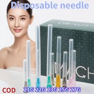 5pcs 50pcs Beauty needle Blunt needle disposable Needle 21G 22G 23G 23G 25G 27G Local sellers
