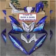 Rapido Cover Set Yamaha Y15ZR V1 V2 Dusk &amp; Dawn Blue Accessories Motor Y15 Ysuku Blue Color Y15ZR