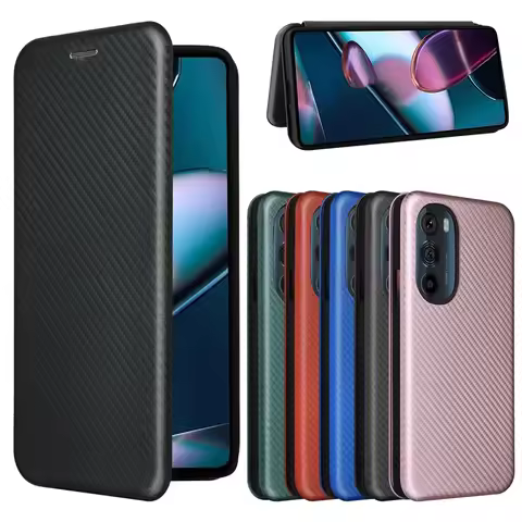 For Motorola Edge 50 40 30 Neo 20 X30 S30 X40 Pro 5G Leather Flip Book Case Moto Edge 30 Ultra Case 