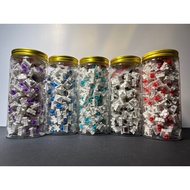 Gote Shaft Green/Red/Tea/Green/Purple Canned 110 Pieces With Pull Keycap Puller