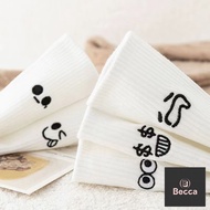 Drop 59 Yuan⬇️35 Yuan💝Becca-z0381 [Ready Stock-Fast Shipping] Cute (Printed) Multi-Expression Socks 