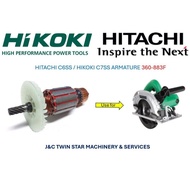 ▌HITACHI / HIKOKI C6SS / C7SS ARMATURE 360-883F ▌