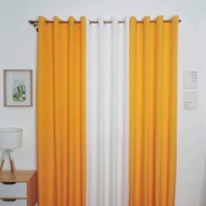 7Ft,3in1 plain & printed curtain 60x85inches(150x215cm)8 rings curtain