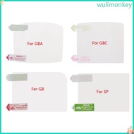 WU LCD Screen Protector Protective Film For Gameboy for GBA for GBA SP GBC Console