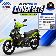 [BENELLI] SM SPORT 110R (N3) BODY COVER SET WITH STICKER ORIGINAL COVER SET - GREEN COLOUR