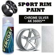 VIRCOAT Aerosol Spray 2K Paint/ Car Body Motor Sport Rim Touch Up Paint- Chrome Silver