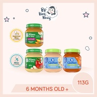 BB King King Gerber Organic Mango Apple Banana/Apple/Banana/Carrot 113g Jar