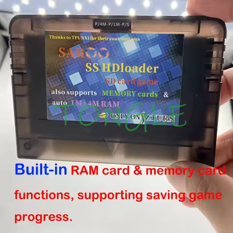 New V0.7 SAROO SS HDloader Game Reader Cartridge Fast Reading Card Support SD TF Menory Cards Play G