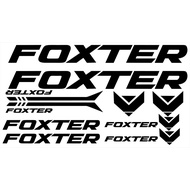 ◈☃Custumized Foxter  Set Stickers For Mountain Bkes