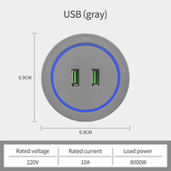 CB certification LEJIA Power Track Socket Wall Plug Socket Switch 600mm/1000mm Power Track 13A/USB/U