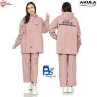 AKULA RAINCOAT Men's Women's Adult Clothes and Pants Set PVC0'25 Thick Elastic Anti-Seepage AKULA NE
