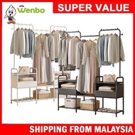 Wenbo Almari Pakaian Multipurpose Large Clothes Wardrobe Cabinet Clothes Storage Cabinet Bedroom Fur