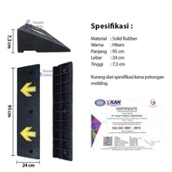 New Product!! Rubber Ramp / Slanted Rubber Ramp / 100 X 25 X 7 Cm