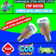 1 set = 2pcs PETINGGI SAMBUNGAN ADAPTOR SPION MOTOR buat motlis LISTRIK SEPEDA LISTRIK U WINFLY DAN 