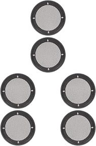 Generic 6 Pcs Speaker Grille Speaker Decor Circle Speaker Guard Circle Mesh Grille Woofer Speaker Cover Speaker Net Covers Speaker Grill Guard Subwoofer Grill Grates Iron Net Car Barbecue