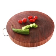 Mk.wares High Quality H40mm Round Solid Wood Chopping Board Papan Pemotong Bulat 40mm Kayu Landas Pa