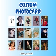 Custom Photocard/BTS/EXO/Personal Photo Etc