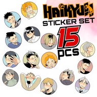 HAIKYUU Anime Sticker Set 15pcs Sticker Haikyuu Manga