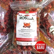 Teh Seduh Bunga Rosella Merah / Rosela Merah 100gr / Teh Herbal Rebus Rosela Merah Kering Organik Pr