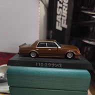 1/64 Aoshima Grachan 11 TOYOTA 110 CROWN BROWN